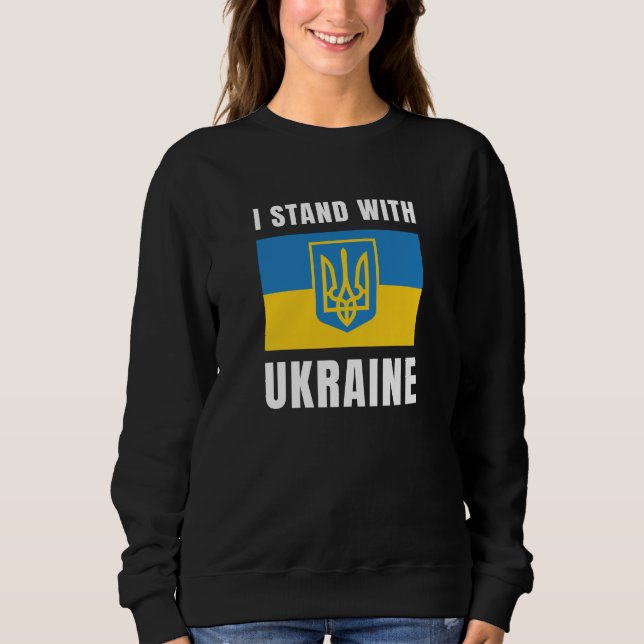 Sweatshirt Je Suis Avec L'Ukraine (Devant)