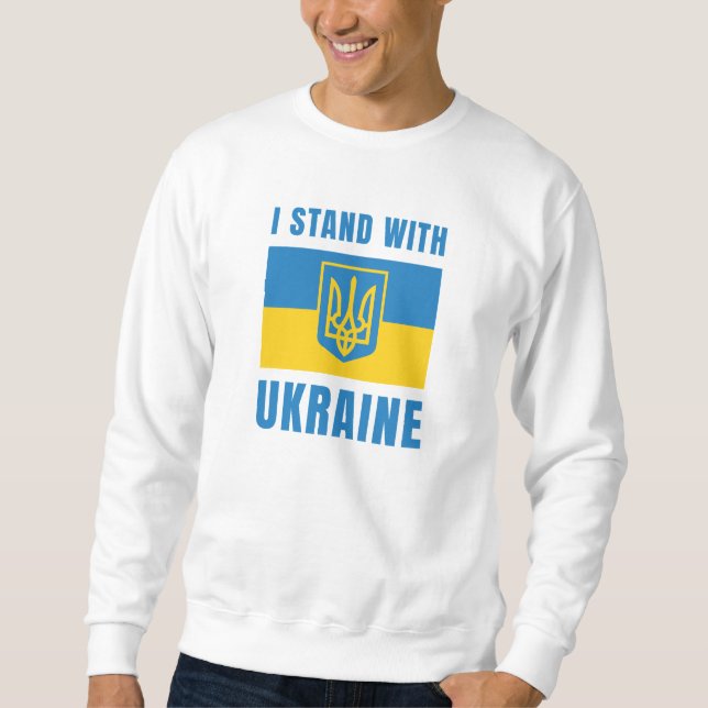 Sweatshirt Je Suis Avec L'Ukraine (Devant)