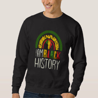 Sweatshirt Je suis Black History Melanin Rainbow African Prid