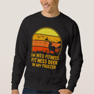 Sweatshirt Je suis dans la forme Forme de cerf dans mon congé