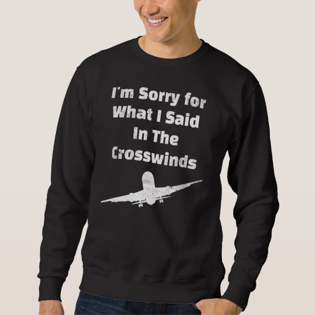 Sweatshirt Je suis désolé pour ce que j'ai dit dans le projet (Devant)