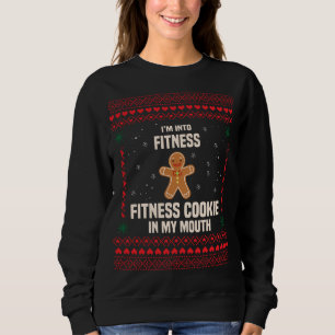 Sweatshirt Je suis en forme biscuit dans ma bouche laide Noël