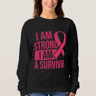 Sweatshirt Je suis fort, je suis un survivant