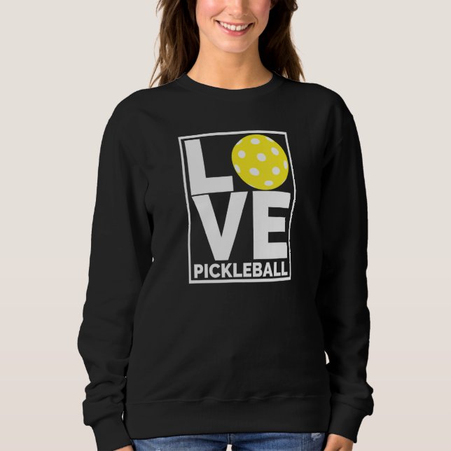 Sweatshirt Je Suis Fou de Pickleball    Et Vous (Devant)