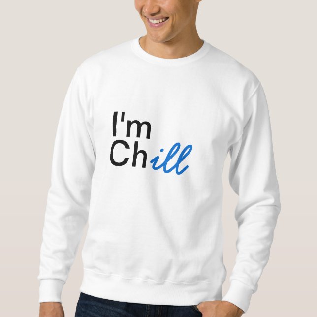 Sweatshirt Je suis froid (Devant)