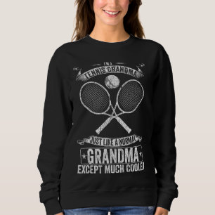 Sweatshirt Je Suis Grand-Mère De Tennis Comme Une Normale Sau