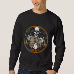 Sweatshirt Je suis ici pour les Boos - Halloween