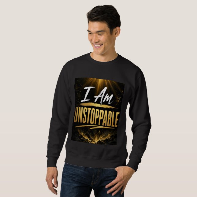 Sweatshirt Je suis Inarrêtable (Devant entier)