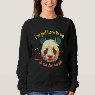 Sweatshirt Je suis juste ici pour faire jouer tous les animau
