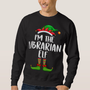 Sweatshirt Je suis la famille des elfes de l'avocat qui corre