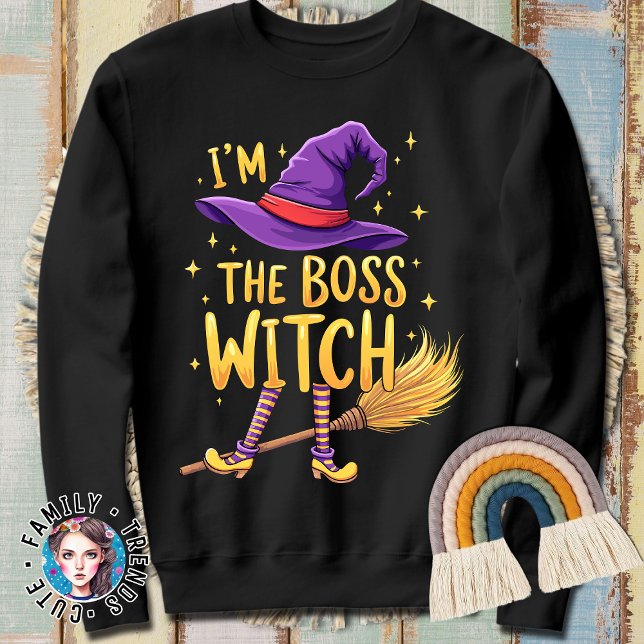 Sweatshirt Je Suis La Sorcière Patron (Créateur téléchargé)