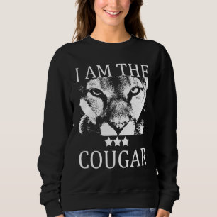 Sweatshirt Je Suis Le Cougar Drôle Pour Hommes Femmes Enfants