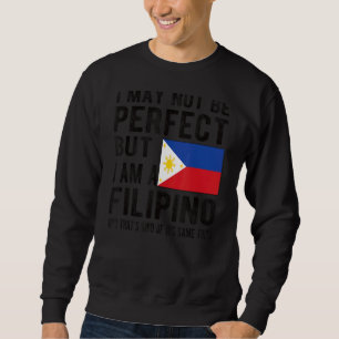 Sweatshirt Je suis le drapeau philippin Philippines Fières ra