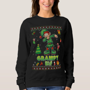 Sweatshirt Je suis le elfe grampy Dabbing Famille Joyeux Noël