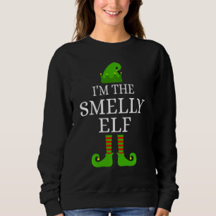 Sweatshirt Je suis le groupe de famille de jumelage des elfes