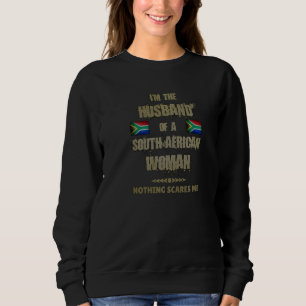 Sweatshirt Je suis le mari d'une femme sud-africaine drôle (C