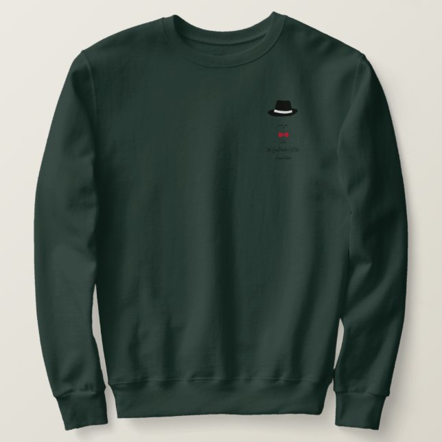 Sweatshirt Je suis le parrain de tout ça (Design devant)