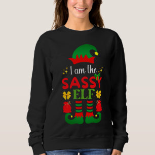 Sweatshirt Je Suis L'Elfe Sassy