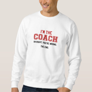 Sweatshirt Je suis l'entraîneur