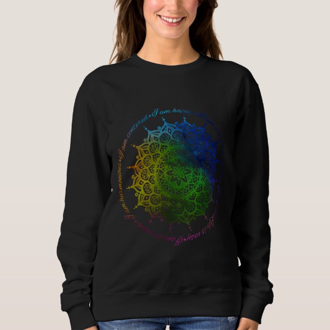 Sweatshirt Je Suis Mandala (Devant)