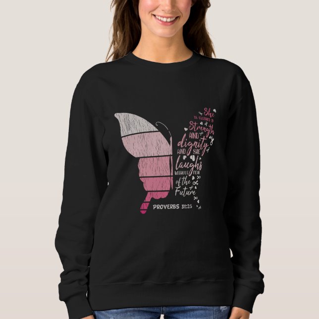 Sweatshirt Je Suis Mignonne Je Suis La Tempête Le Cancer Du S (Devant)