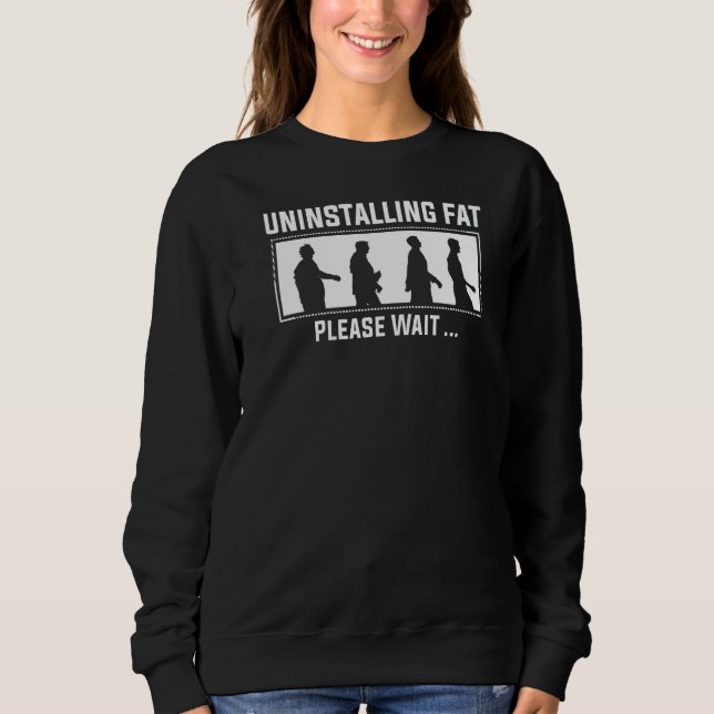 Sweatshirt Je Suis Payé Pour Perdre Du Poids Demandez-Moi Com (Devant)