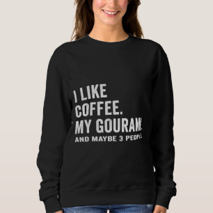 Sweatshirt Je Suis Perturbé Et J'Aime Le Café Et Mon Réservoi