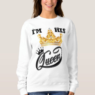 Sweatshirt Je suis sa reine en sweetshirts