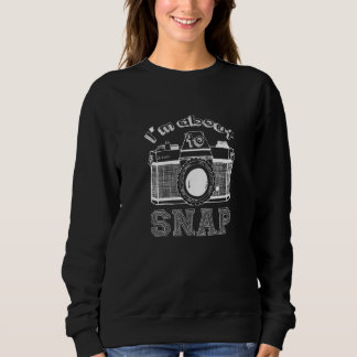 Sweatshirt Je suis sur le point d'accrocher photographie phot