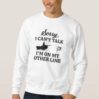 Sweatshirt Je suis sur mon autre ligne