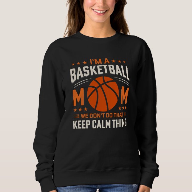 Sweatshirt Je Suis Un Basket-Basket Maman-Sports-Mères Jour-A (Devant)