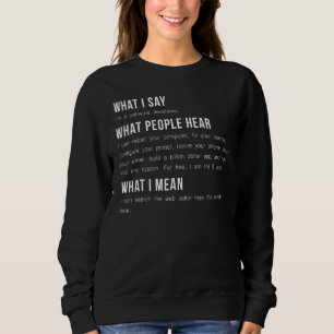 Sweatshirt Je suis un développeur de logiciels programmeur pr