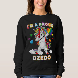 Sweatshirt Je suis un fier Lgbt Gay Dzedo Pride Dabbing Unico