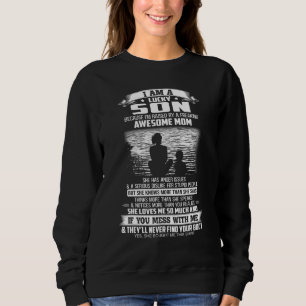 Sweatshirt Je Suis Un Fils Heureux Parce Que Je Suis Élevé Pa