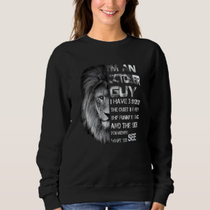 Sweatshirt Je suis un gars d'octobre j'ai 3 côtés le calme et