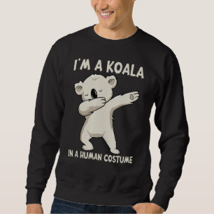 Sweatshirt Je suis Un Koala dans un costume humain Dabbing Da