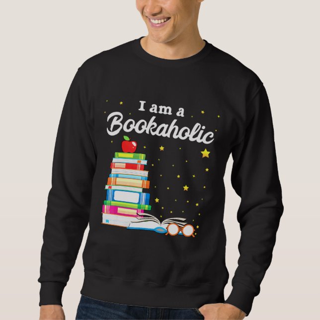 Sweatshirt Je Suis Un Livre De Lecture Bookahoolic (Devant)