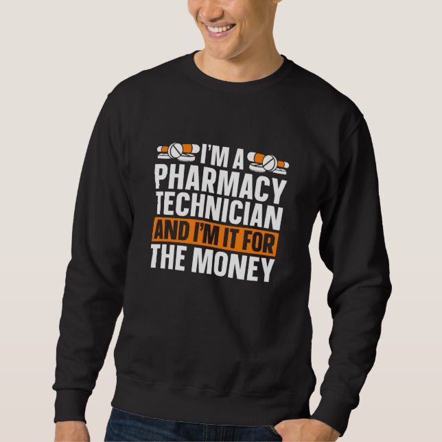 Sweatshirt Je suis un technicien en pharmacie Tech Médecine P (Devant)
