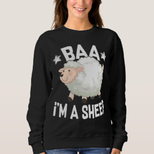 Sweatshirt Je suis Une ferme d'agneaux à moutons Animaux d'él