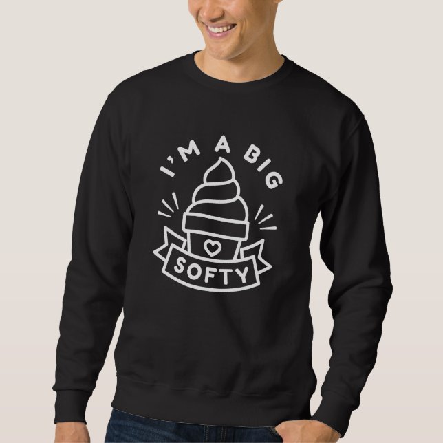 Sweatshirt Je suis une grande douceur (Devant)