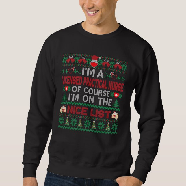 Sweatshirt Je suis une infirmière praticienne autorisée sur l (Devant)
