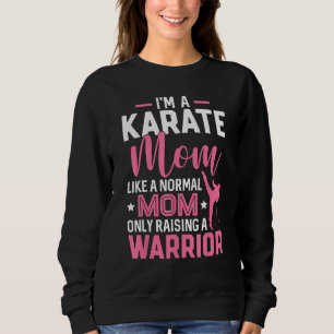Sweatshirt Je suis une maman Karate comme une maman normale é
