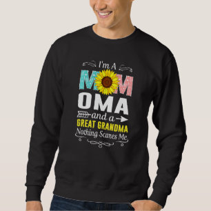 Sweatshirt Je Suis Une Maman Oma Et Une Arrière Grand Mère Ri