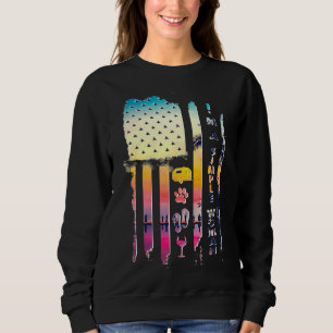 Sweatshirt Je Suis Une Simple Femme Camping Vin Flip