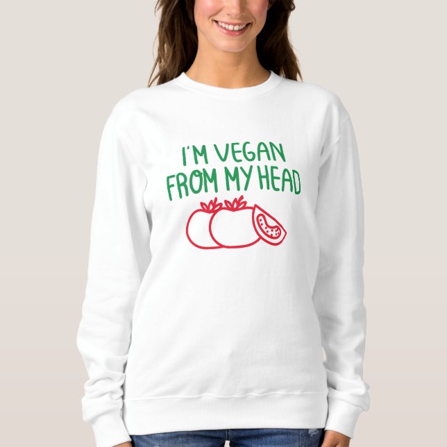 Sweatshirt Je suis Vegan (Devant)