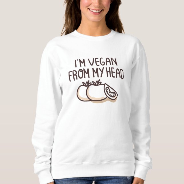 Sweatshirt Je suis Vegan (Devant)