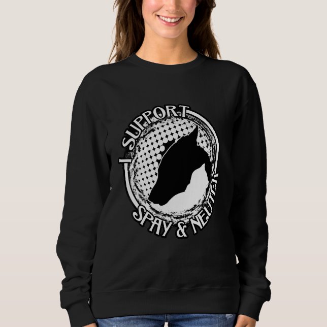 Sweatshirt Je Supporte L'Espionnage Et Le Neutre (Devant)