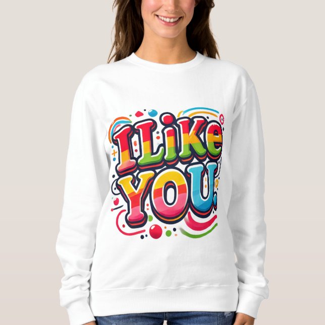 Sweatshirt Je T'Aime (Devant)