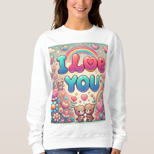 Sweatshirt Je T'Aime (Devant)