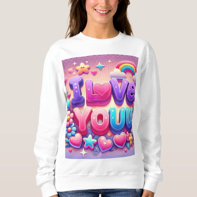 Sweatshirt Je T'Aime (Devant)
